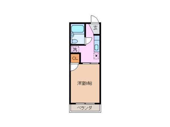 江戸橋駅 徒歩12分 2階の物件間取画像